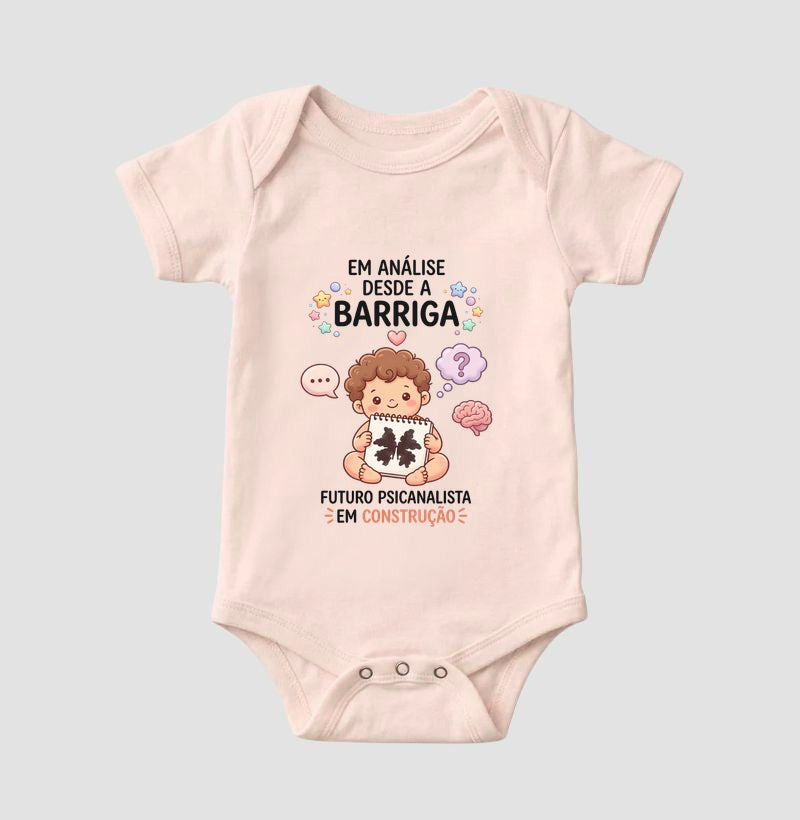 Body Infantil Psicanálise "Em Análise Desde a Barriga" | Futuro Psicanalista em Construção