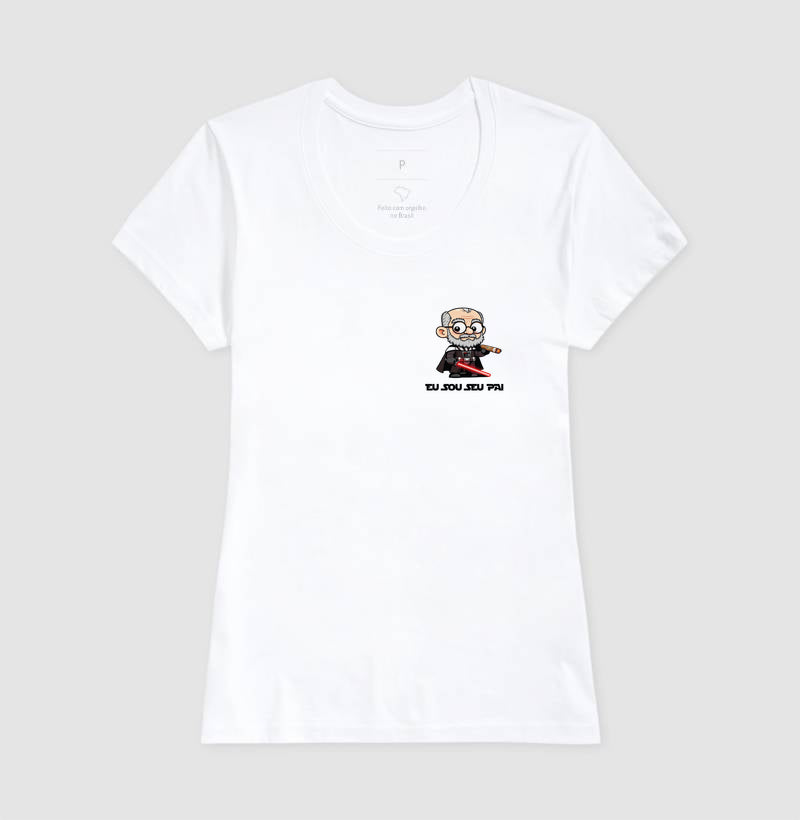 Camiseta Psicanálise Freud Vader - Eu Sou Seu Pai | Pocket Print
