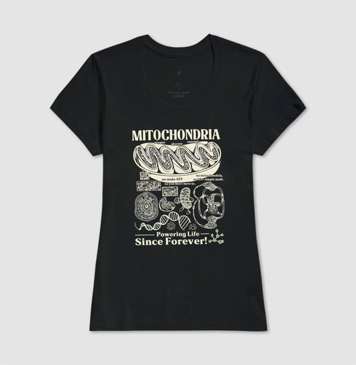 Camiseta "Mitochondria: Powering Life" | A Usina de Força da Vida