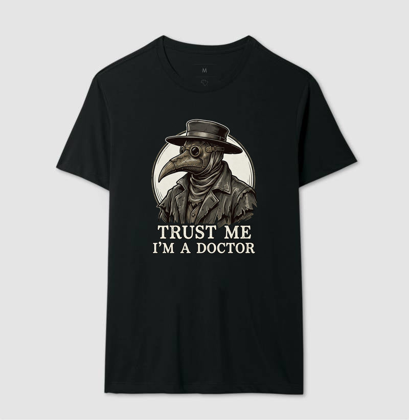 Camiseta Medicina Legal "Plague Doctor" | O Último Diagnóstico