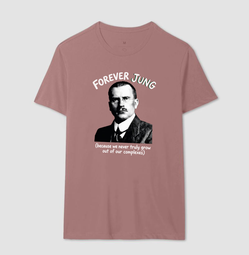 Camiseta Psicanalítica Carl Jung - Forever Jung (Complexes) | Retrô Noir