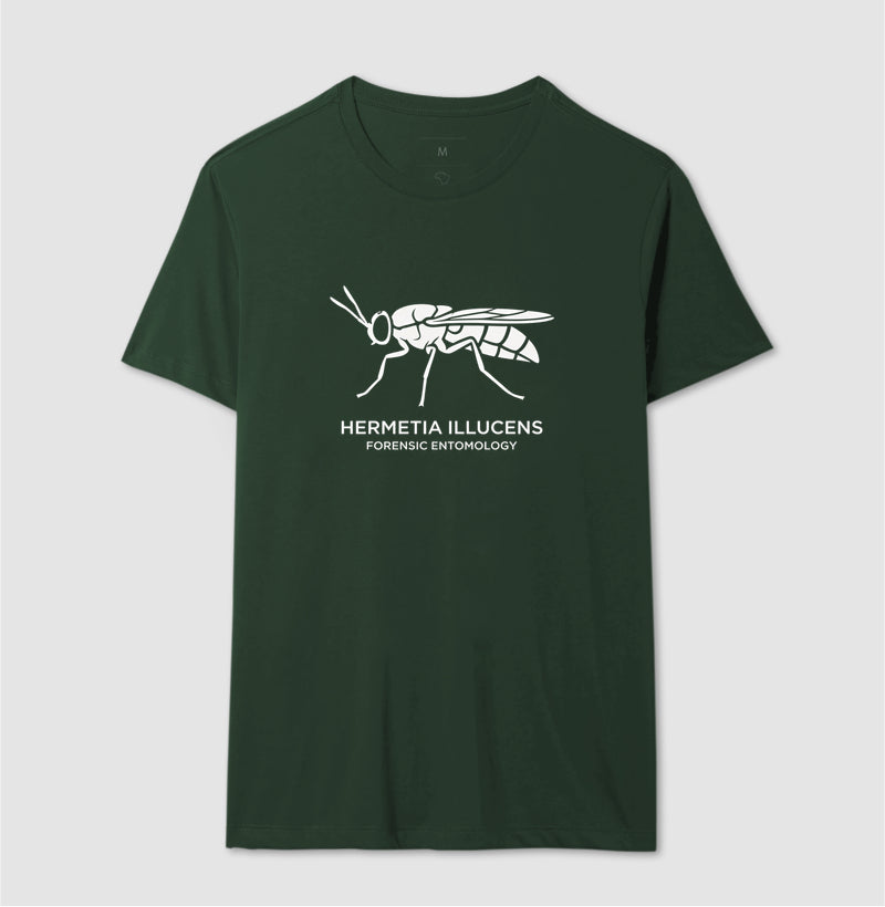 Camiseta "Hermetia Illucens" | O Minimalismo Forense