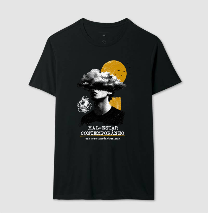 Camiseta "Mal-Estar Contemporâneo" | Dar Nome Também É Resistir
