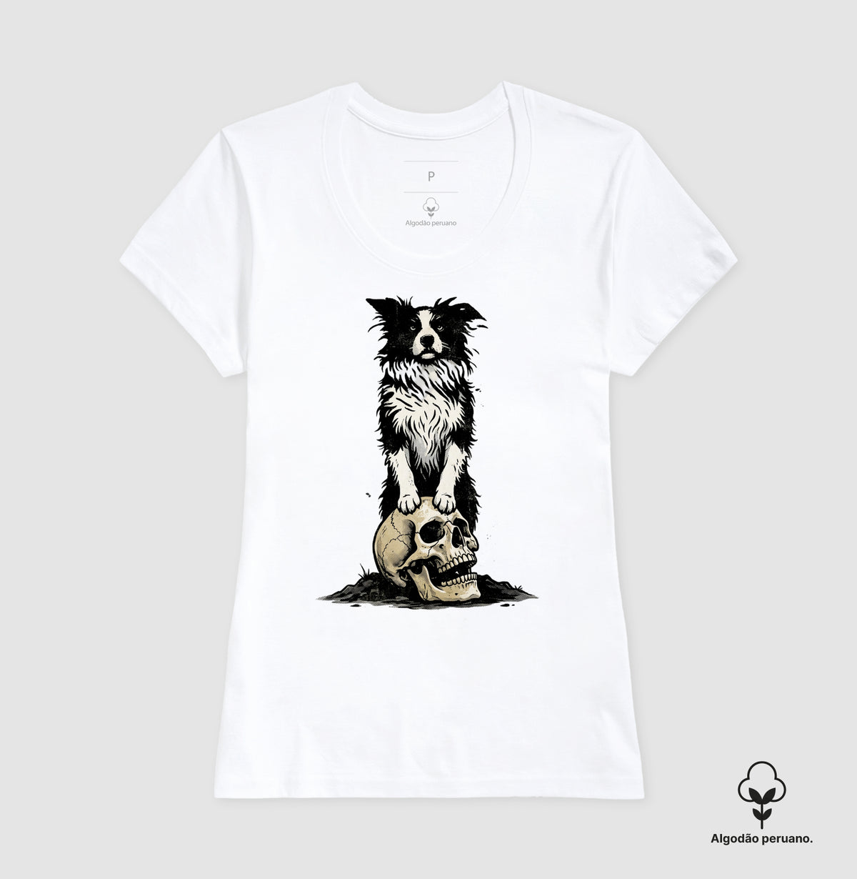 Camiseta Algodão Peruano "Cão Legista" | K9 Cadáver & Antropologia Forense