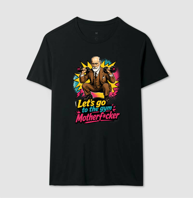 Camiseta "Freud na academia" | O Equilíbrio entre o Ego e o Id