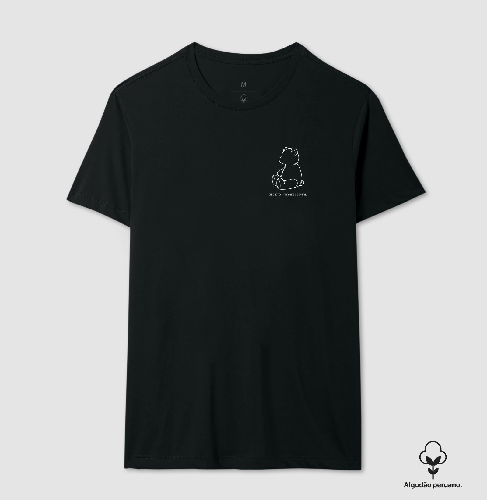 Camiseta Algodão Peruano Psicanálise Winnicott - Objeto Transicional | Minimalista