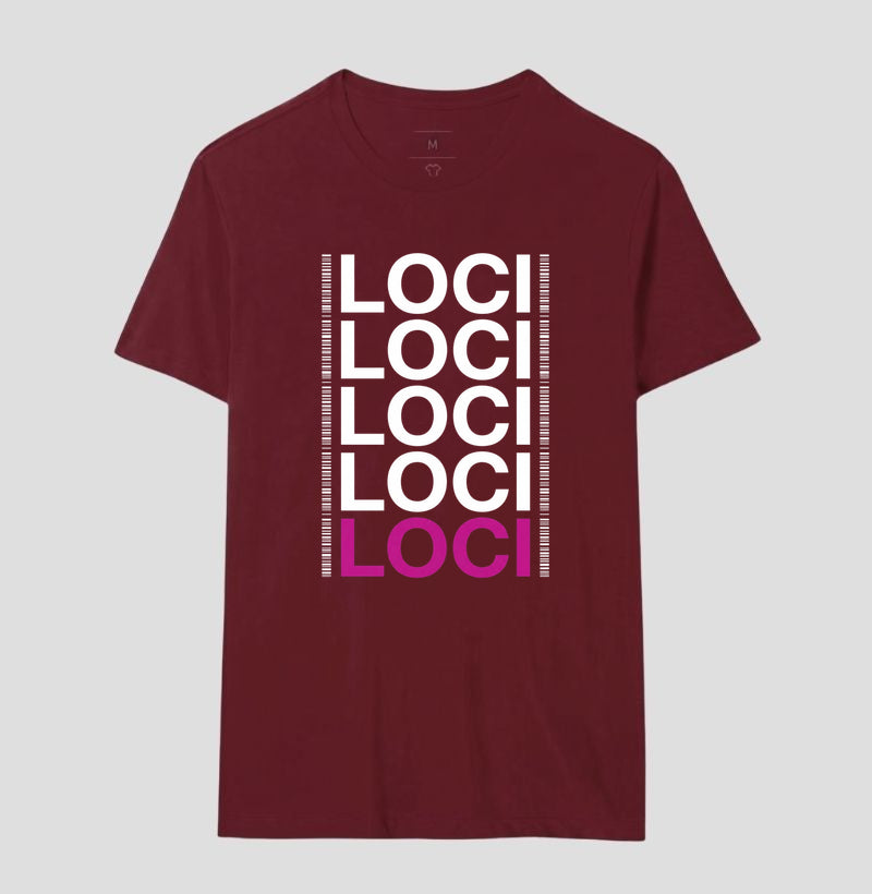 Camiseta Genética Forense "LOCI" | O Painel do DNA & Identificação Humana