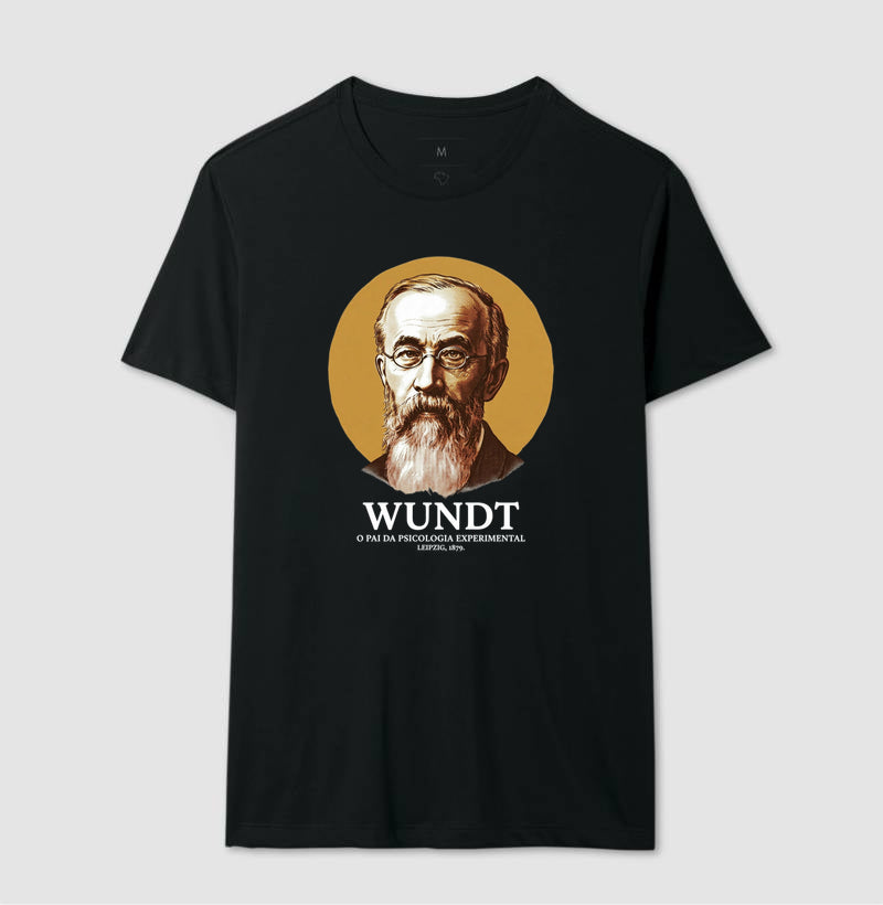 Camiseta "Wilhelm Wundt" | O Pai da Psicologia Experimental (Leipzig, 1879)