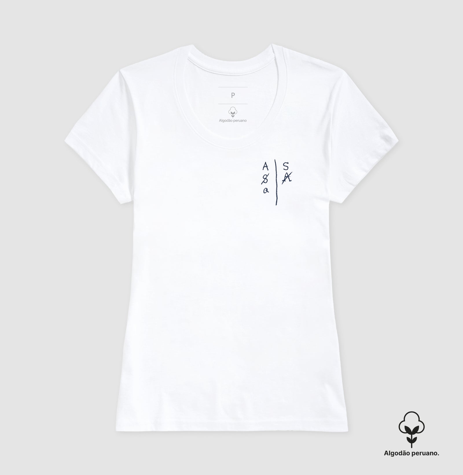 Camiseta Algodão Peruano Psicanálise "A Divisão do Sujeito" | Jacques Lacan (Seminário X: A Angústia)