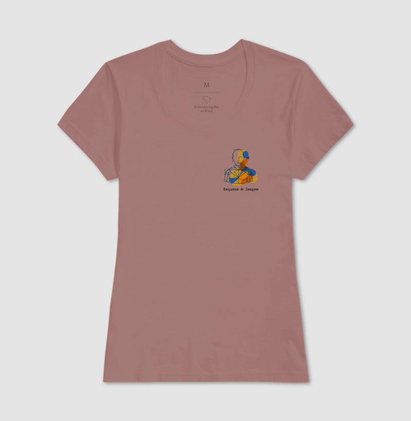 Camiseta Psicanálise Françoise Dolto - Esquema & Imagem Corporal | Ilustração Minimalista