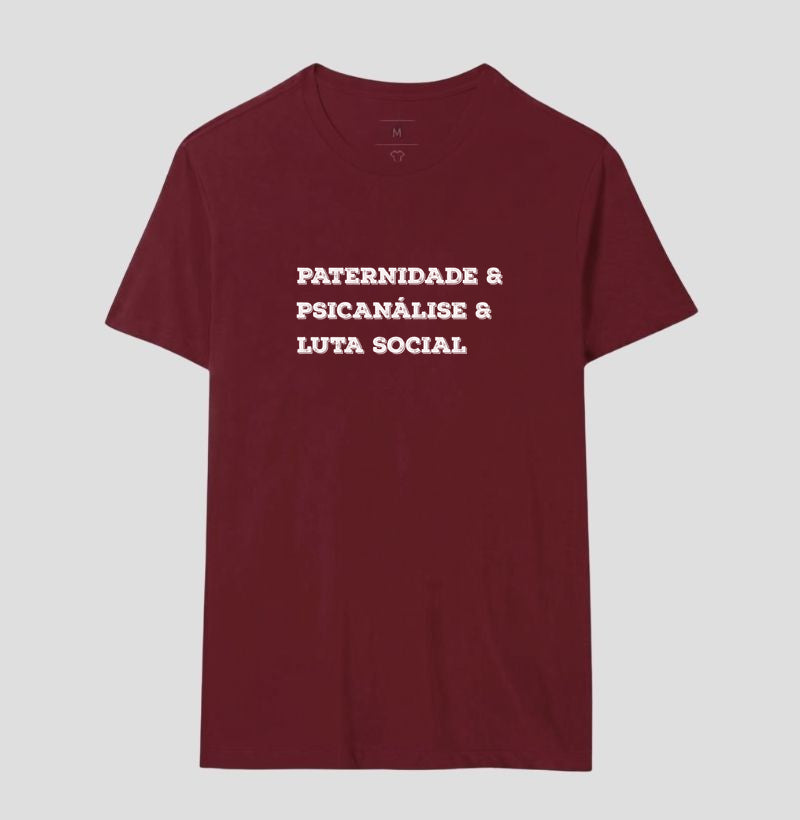 Camiseta Crítica "Paternidade, Psicanálise e Práxis" | A Subversão pelo Afeto