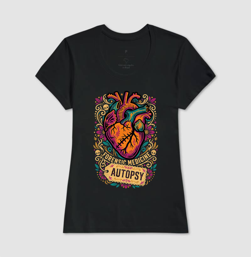 Camiseta Medicina Legal "Autopsy" | A Arte da Patologia Forense