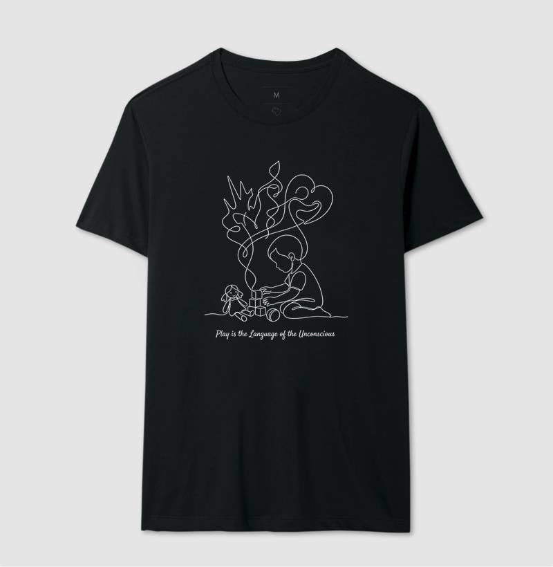 Camiseta Psicanálise Melanie Klein - A Linguagem do Brincar | Ilustração Contínua