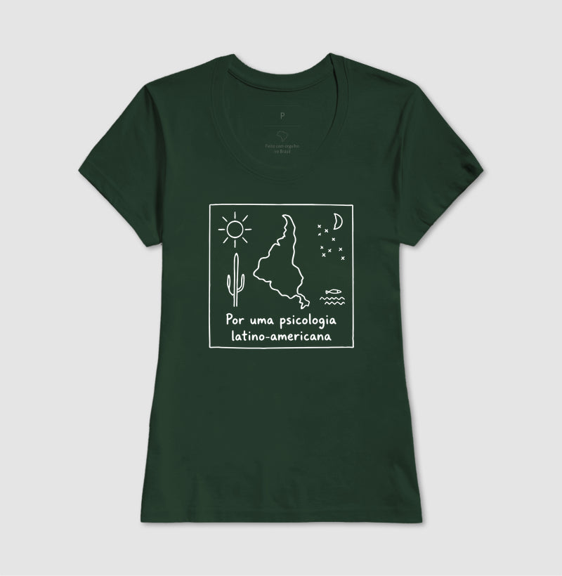 Camiseta "Por uma Psicologia Latino-Americana" | O Sul é o Nosso Norte