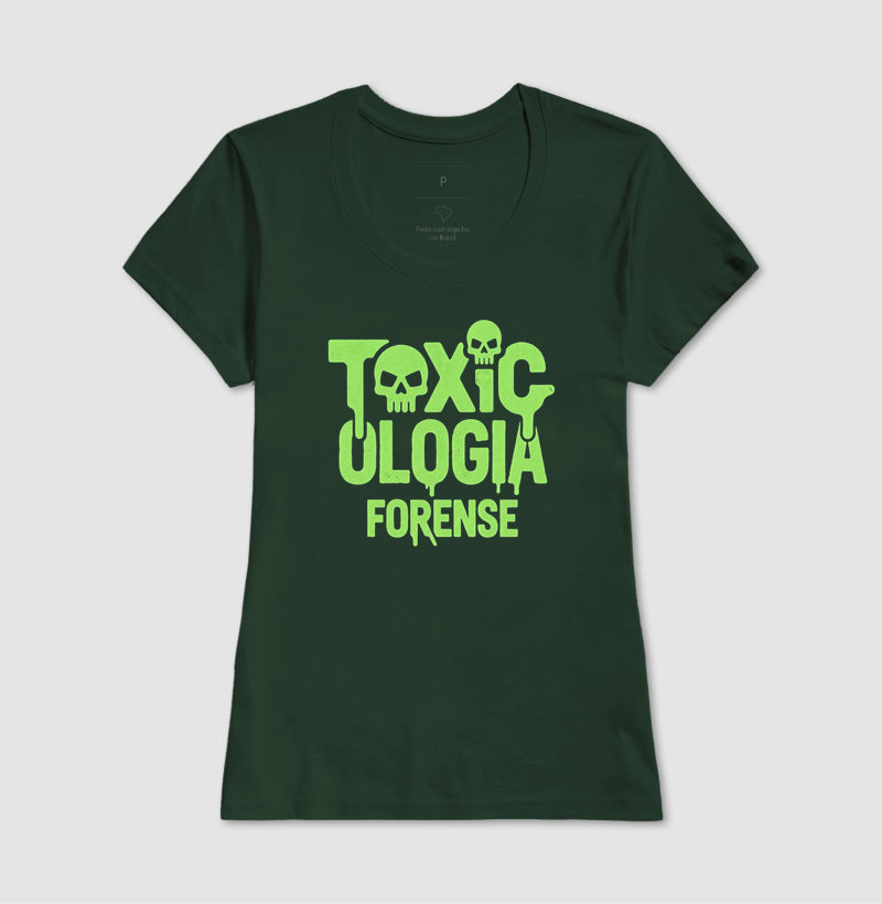 Camiseta Toxicologia Forense | O Veneno Está na Dose (Acid Style)