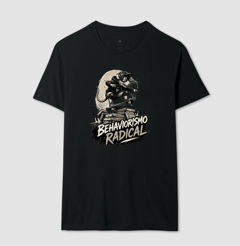 Camiseta Psicologia "Behaviorismo Radical" | Skate Rat & B.F. Skinner