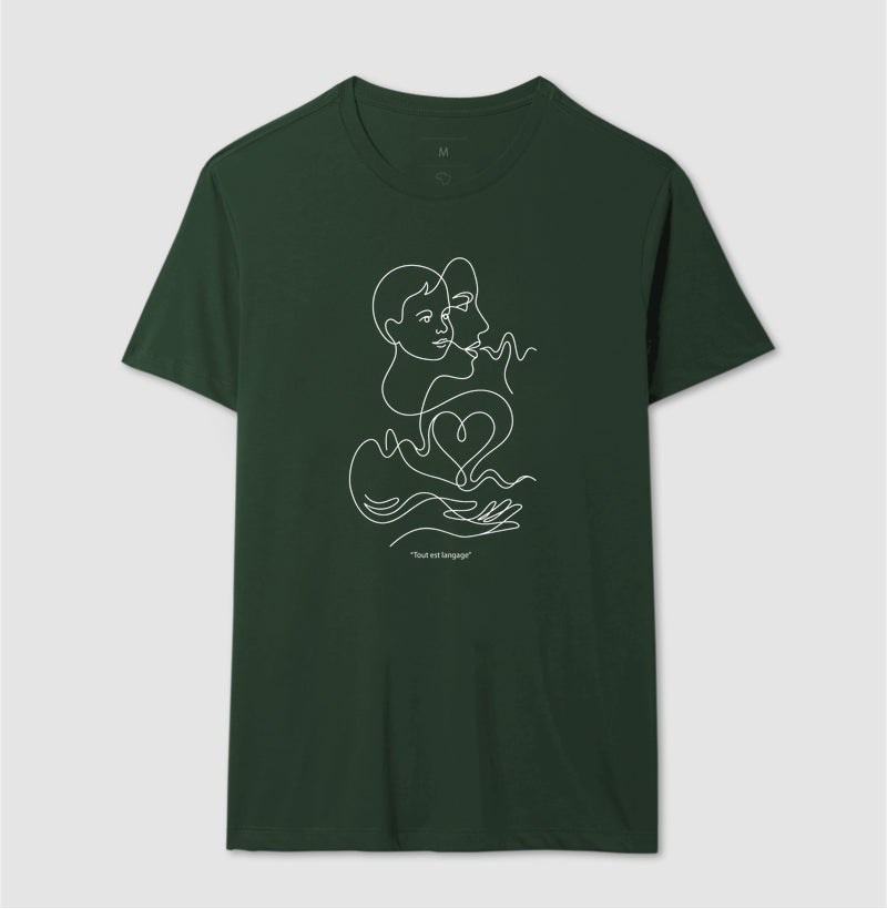 Camiseta Psicanálise Françoise Dolto - Tudo É Linguagem (Tout est langage) | Line Art Poética