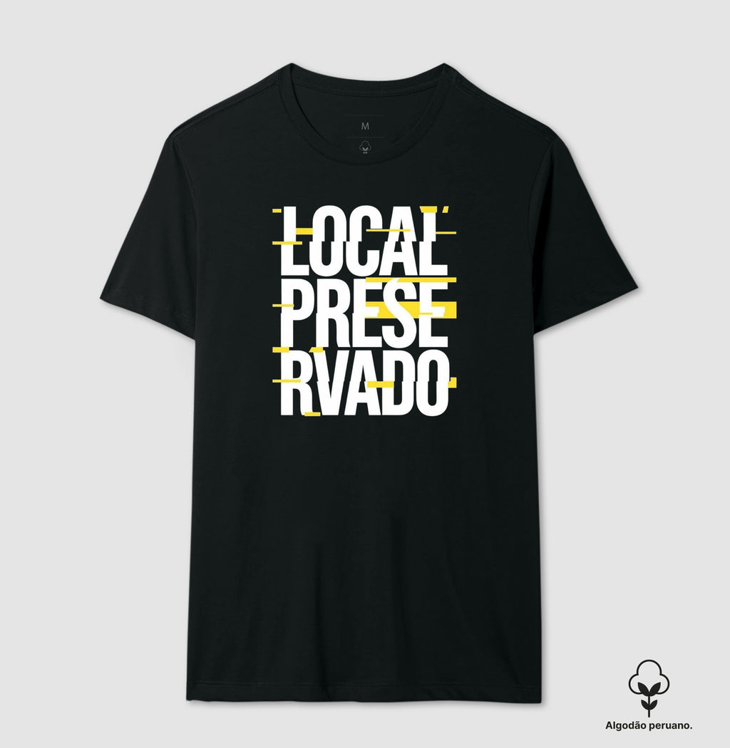 Camiseta Algodão Peruano "Local Preservado" | Perícia Criminal & Estilo Urbano