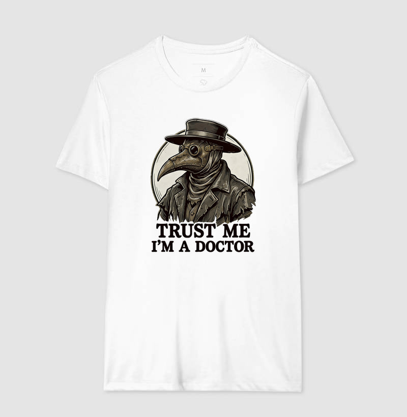 Camiseta Medicina Legal "Plague Doctor" | O Último Diagnóstico