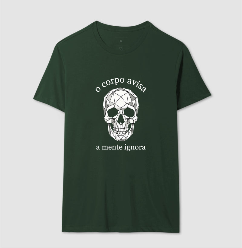 Camiseta Medicina Legal "O Corpo Avisa" | A Verdade Anatômica