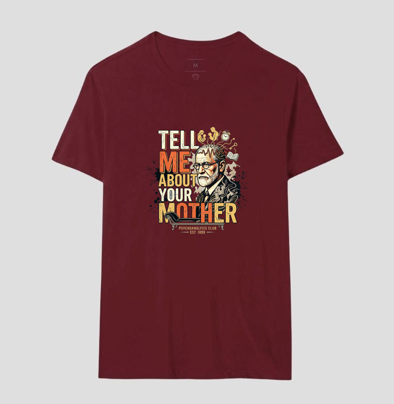 Camiseta Psicanálise Freud - Tell Me About Your Mother | Vintage