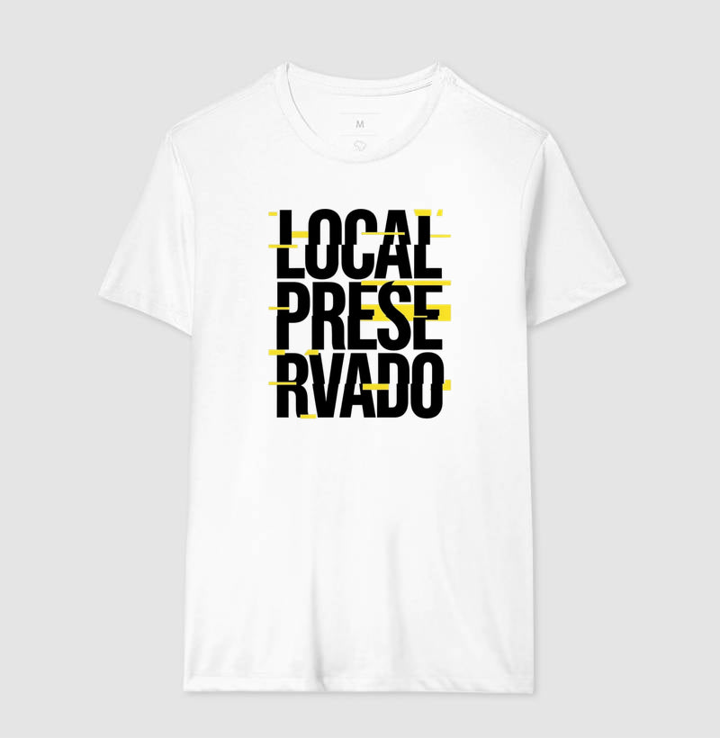 Camiseta "Local Preservado" | Perícia Criminal & Estilo Urbano