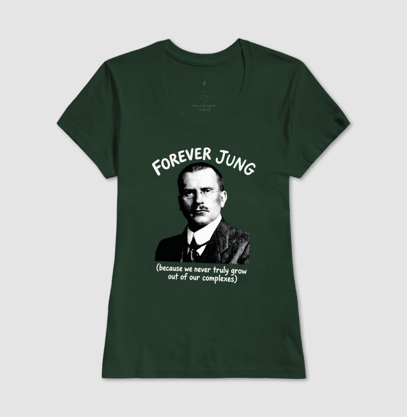 Camiseta Psicanalítica Carl Jung - Forever Jung (Complexes) | Retrô Noir