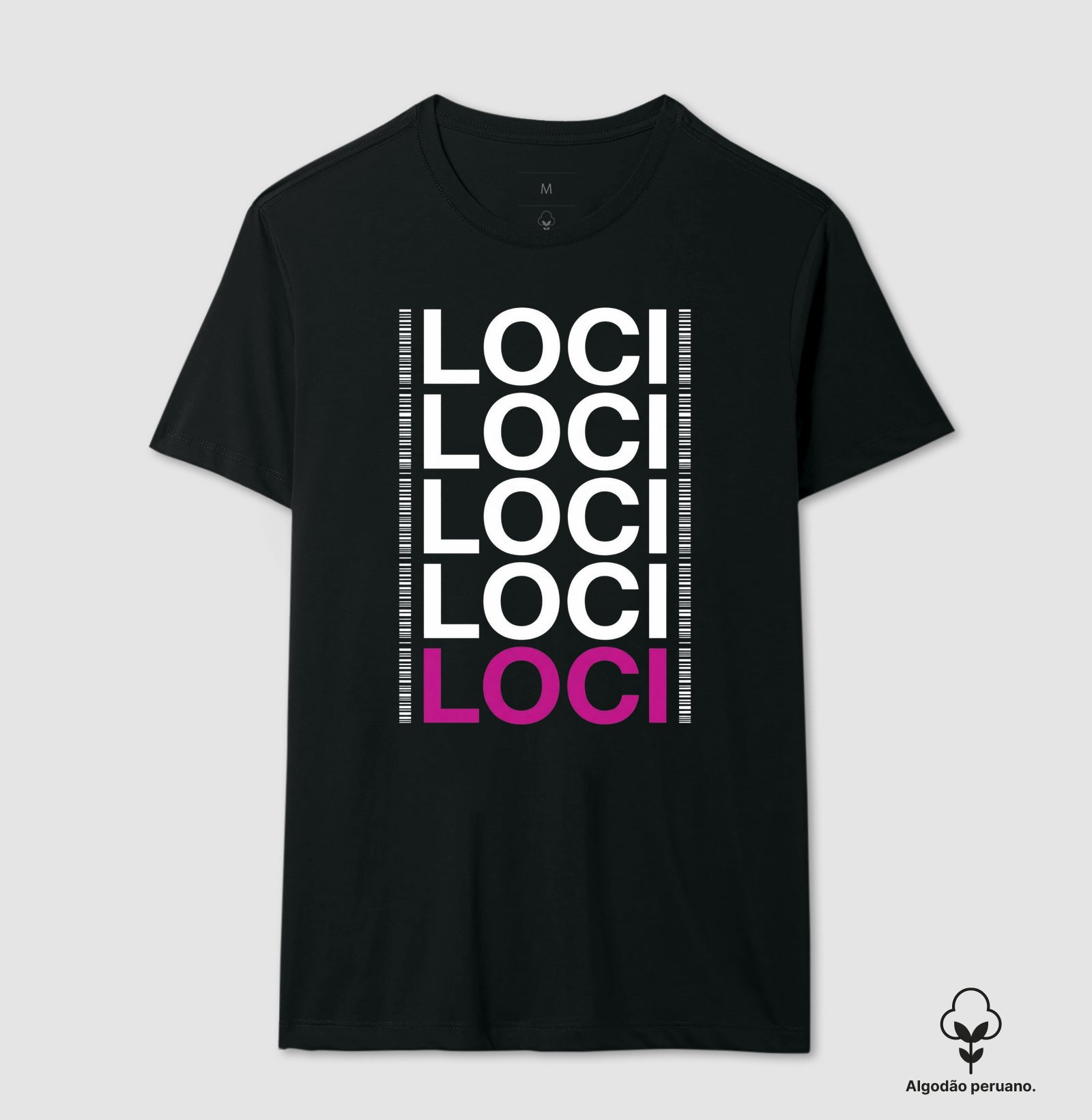 Camiseta Algodão Peruano Genética Forense "LOCI" | O Painel do DNA & Identificação Humana