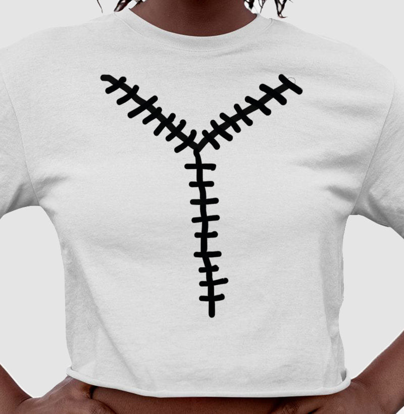 Camiseta Cropped Forense - A Incisão em Y (Medicina Legal) | Minimalista Dark