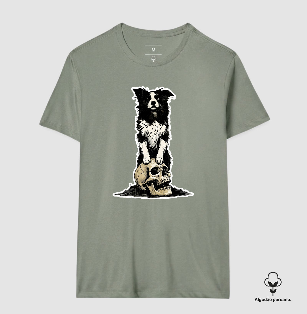 Camiseta Algodão Peruano "Cão Legista" | K9 Cadáver & Antropologia Forense