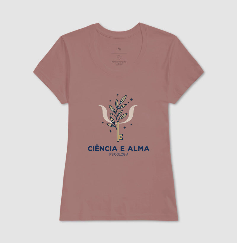 Camiseta Psicologia - Ciência e Alma (The Key of Insight)