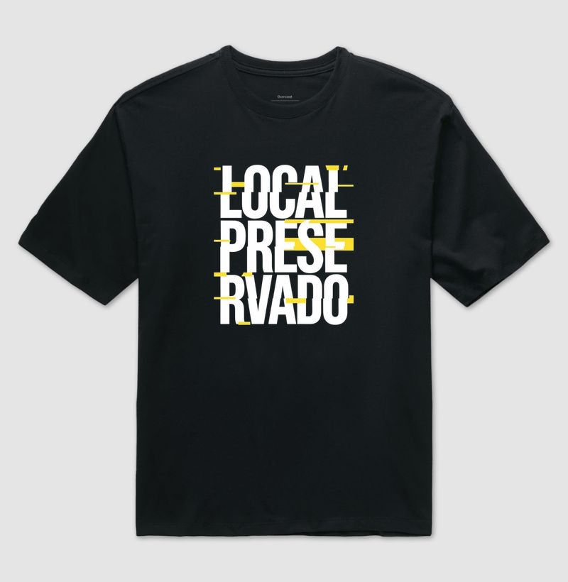 Camiseta Oversized "Local Preservado" | Perícia Criminal & Estilo Urbano