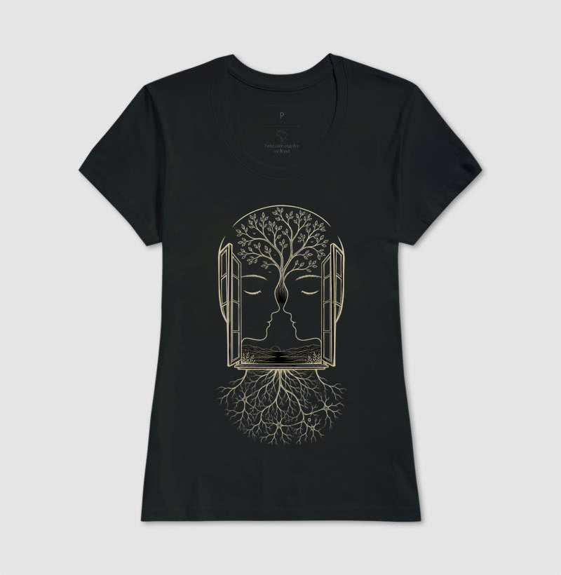 Camiseta "Gestalt: Figura, Fundo e Totalidade" | A Poesia da Percepção