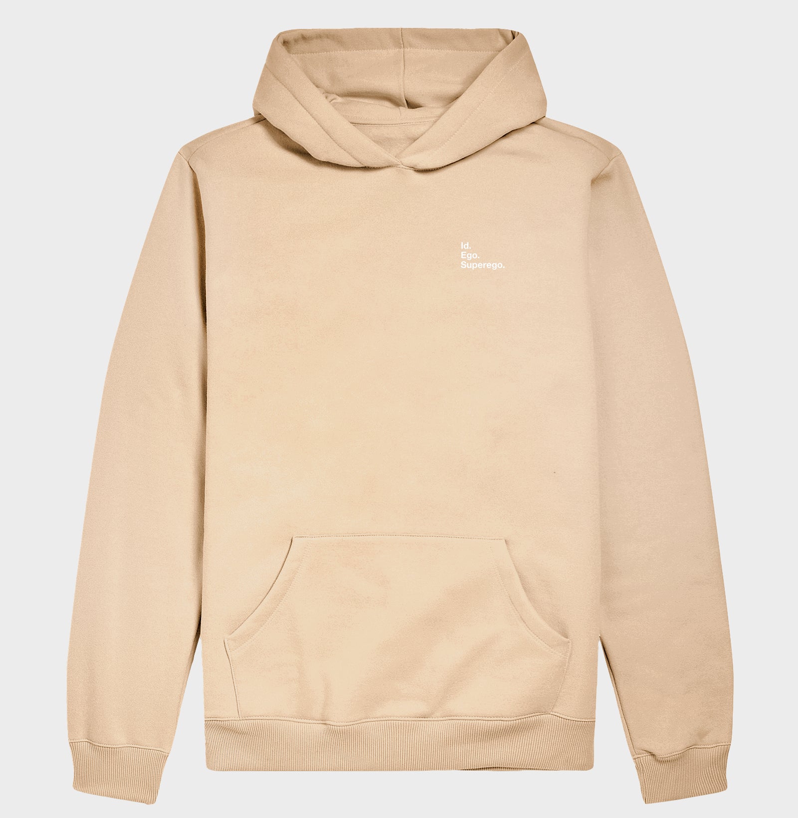 Hoddie Moletom Psicanálise Freud - Id. Ego. Superego. (Segunda Tópica) | Minimalista