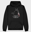 Hoodie Moletom Gato "What?" | O Suspeito Sem Remorso