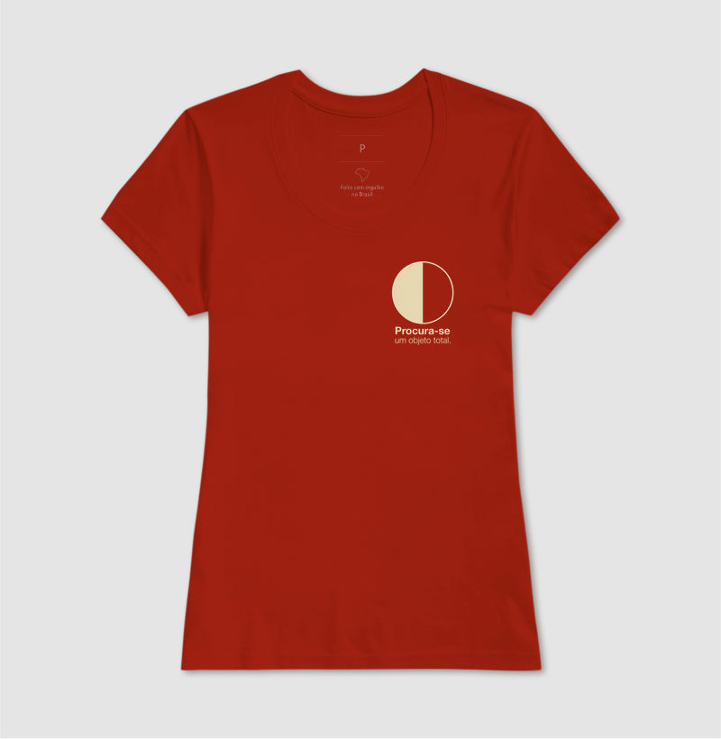 Camiseta Psicanálise Melanie Klein - Procura-se um Objeto Total | Minimalista Geométrica