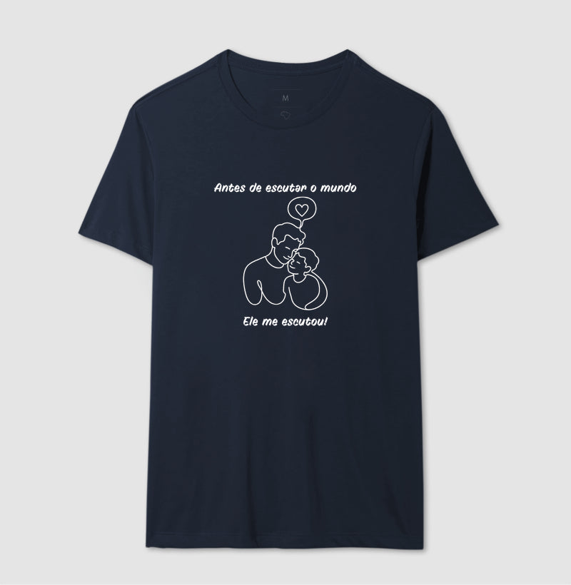 Camiseta "Antes de Escutar o Mundo" | Pais que escutam