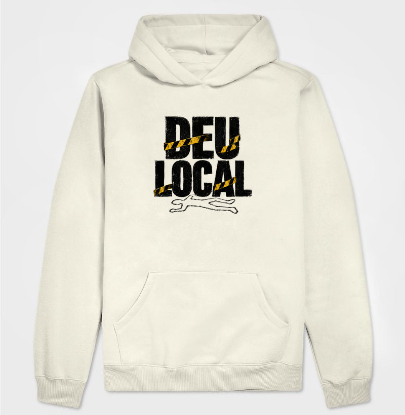 Hoodie Moletom Criminalística "Deu Local" | O Pesadelo do Fim de Plantão