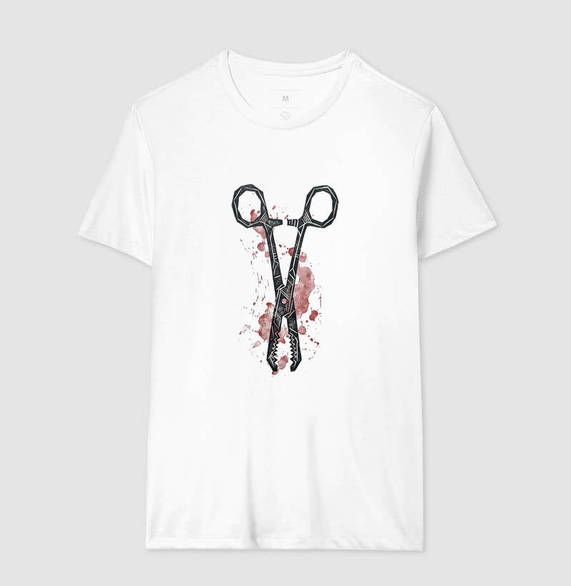 Camiseta Medicina Legal "Pinça de Kocher" | A Ferramenta do IML