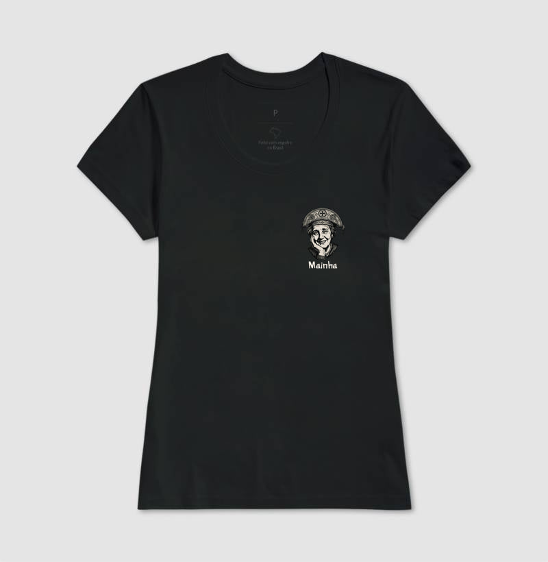 Camiseta Psicanálise Melanie Klein "Mainha" Cangaceira | Pocket Print