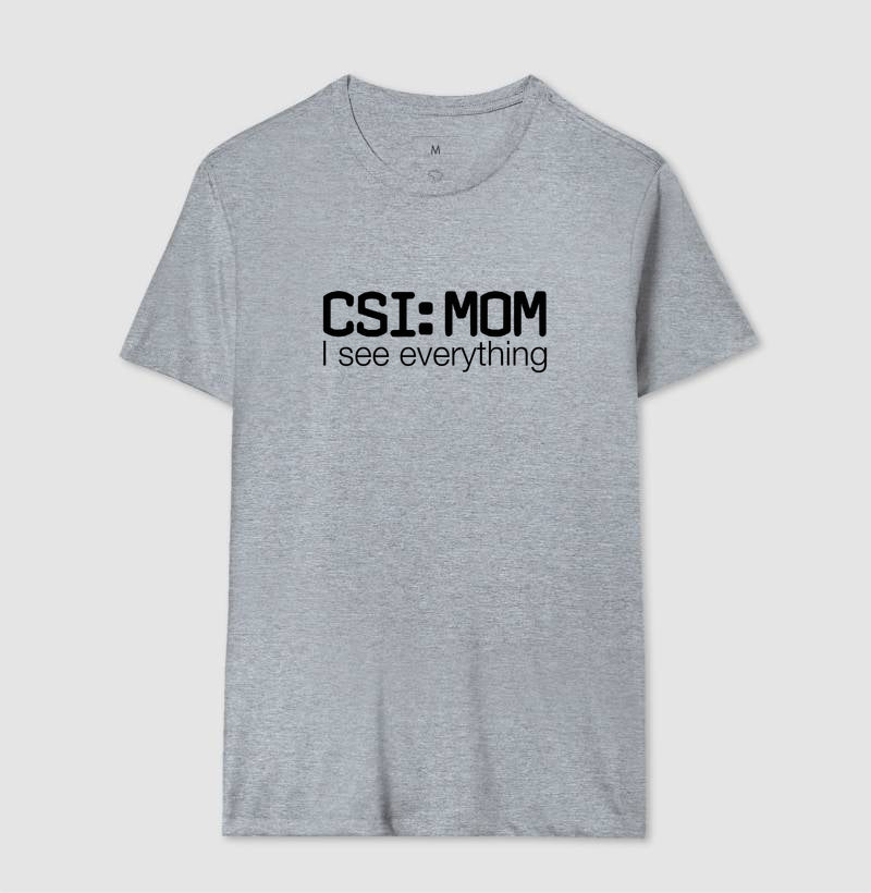 Camiseta Maternidade Forense - CSI: Mom | Minimalista