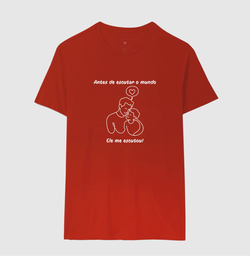 Camiseta "Antes de Escutar o Mundo" | Pais que escutam