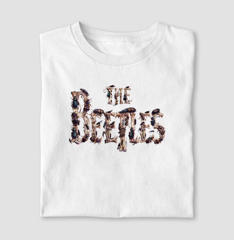 Camiseta Entomologia Forense "The Beetles" | Coleópteros & Rock 'n' Roll