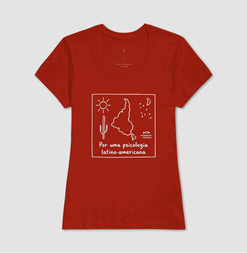 Camiseta "Por uma Psicologia Latino-Americana" | O Sul é o Nosso Norte