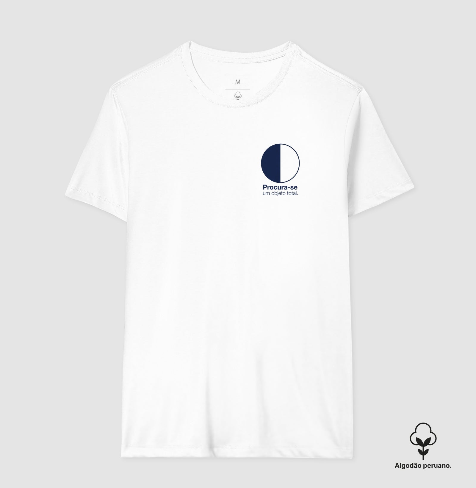 Camiseta Algodão Peruano Psicanálise Melanie Klein - Procura-se um Objeto Total | Minimalista Geométrica