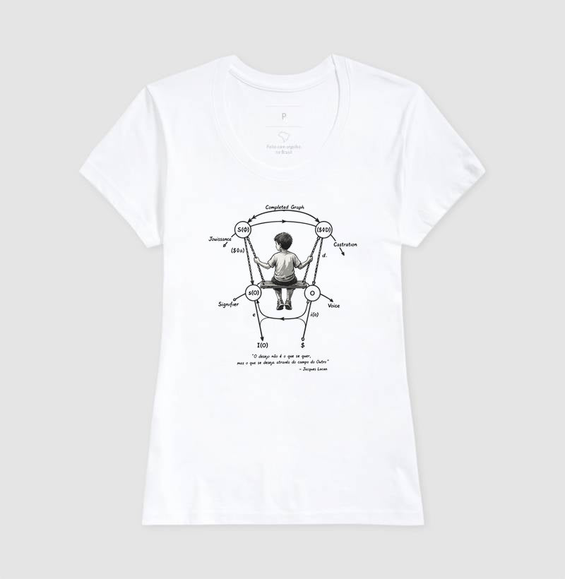 Camiseta Psicanálise Lacaniana | O Grafo do Desejo