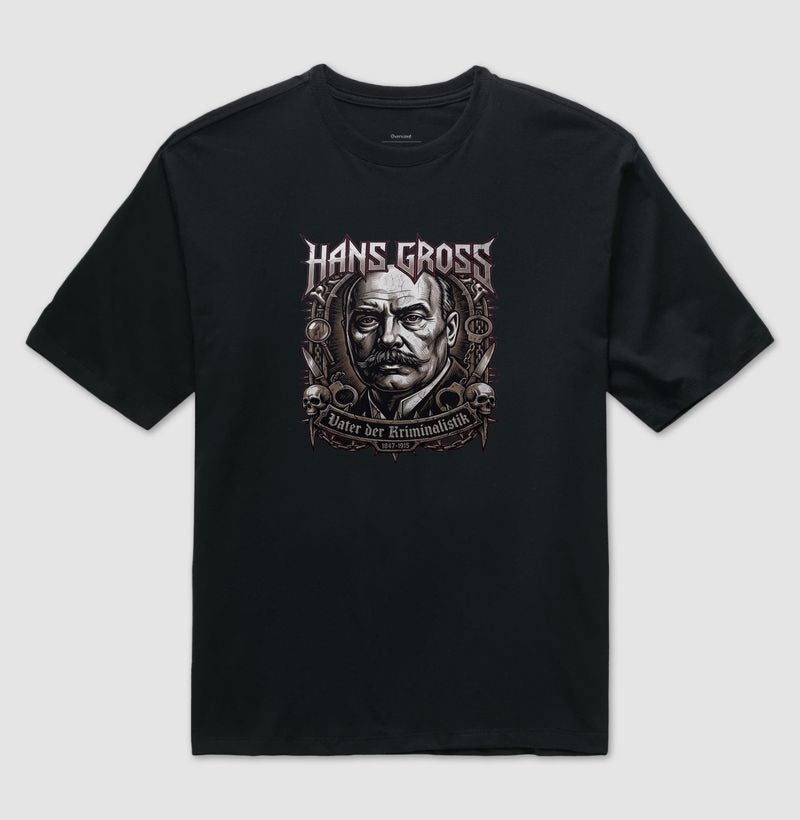 Camiseta Oversized Hans Gross | Vater der Kriminalistik