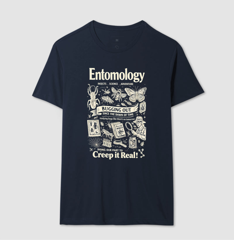 Camiseta "Entomology: Creep It Real" | A Ciência dos Insetos