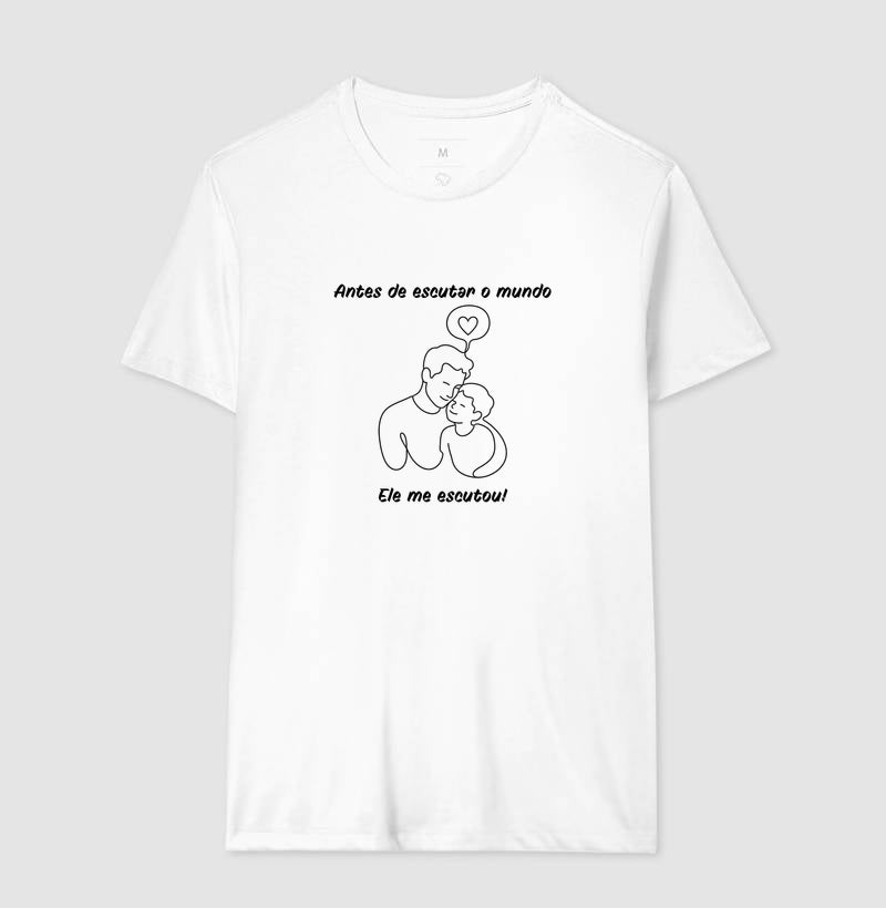 Camiseta "Antes de Escutar o Mundo" | Pais que escutam