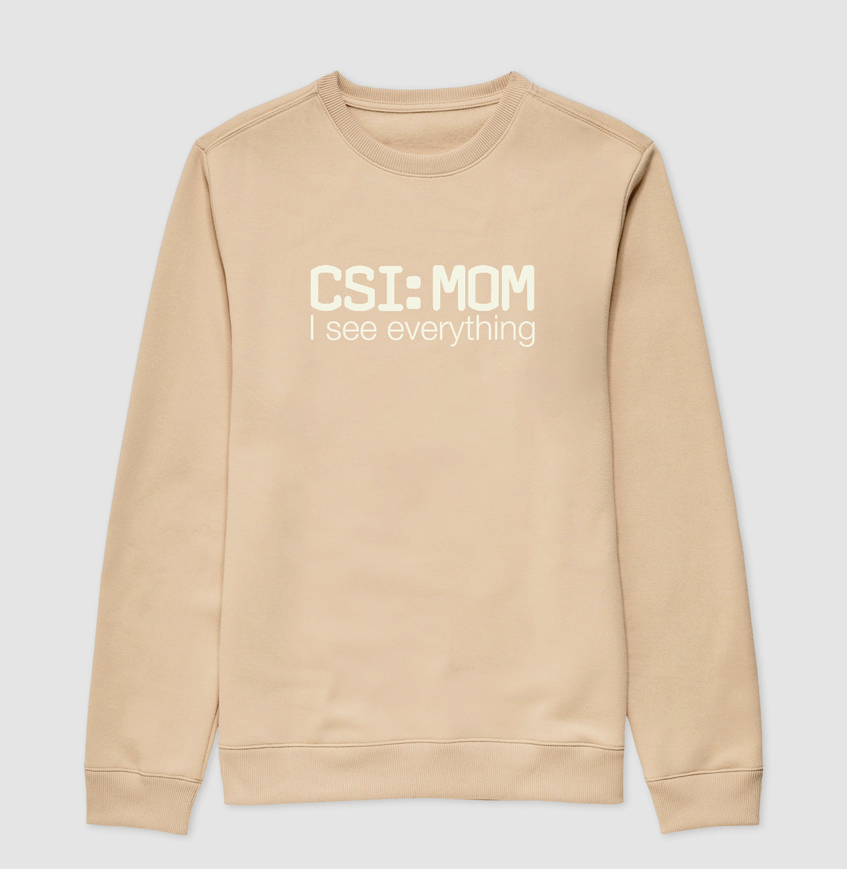 Suéter Moletom Maternidade Forense - CSI: Mom | Minimalista